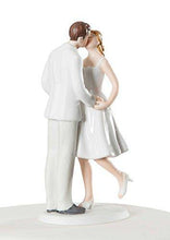 Load image into Gallery viewer, &quot;Leg Pop&quot; Bride and Groom | Funny Wedding Cake Topper | Charmerry
