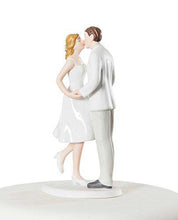Load image into Gallery viewer, "Leg Pop" Bride and Groom | Funny Wedding Cake Topper | Charmerry