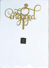 Load image into Gallery viewer, We're Engaged | Engagement Cake Topper | Charmerry
