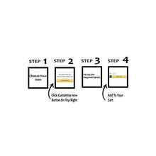 Load image into Gallery viewer, Personalized Wedding Cake Topper | Customized Bride and Groom | Name and Marriage Date  | Charmerry