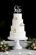 Load image into Gallery viewer, LOVE Cake Topper | Wedding, Bridal Shower, Engagement Party, Anniversary Cake Topper