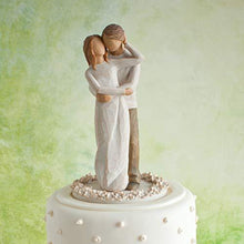 Load image into Gallery viewer, Sculpted Hand Painted Together Cake Topper "True Partners in Love and Life" - CHARMERRY