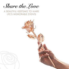 Load image into Gallery viewer, Real Rose Hand Dipped in Rose Gold | A Genuine Forever Rose to Last a Lifetime - CHARMERRY