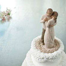 Load image into Gallery viewer, Sculpted Hand-Painted Promise Cake Topper "Hold Dear the Promise of Love" - CHARMERRY