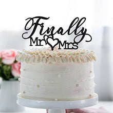 Load image into Gallery viewer, Mr. & Mrs. Wedding Cake Topper | Charmerry