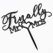 Load image into Gallery viewer, Mr. & Mrs. Wedding Cake Topper | Charmerry