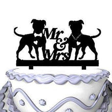 Load image into Gallery viewer, dog-wedding-cake-topper-pic