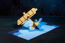 Load image into Gallery viewer, CUTEPOPUP Airplane Pop Up Card with Unique Design, Sophisticated Details Come in Shining Envelope - The Perfect Pilot Present for Your Daddy, Grandpa, Friends on Father’s Day or any Occasion. - CHARMERRY