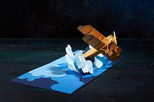 Load image into Gallery viewer, CUTEPOPUP Airplane Pop Up Card with Unique Design, Sophisticated Details Come in Shining Envelope - The Perfect Pilot Present for Your Daddy, Grandpa, Friends on Father’s Day or any Occasion. - CHARMERRY