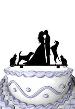 Load image into Gallery viewer, dog-wedding-cake-topper-cat