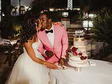 Load image into Gallery viewer, Boom! Married Wedding Cake Topper | Silver Glitter Funny Cake Topper | Quirky, Nerdy Cake Topper