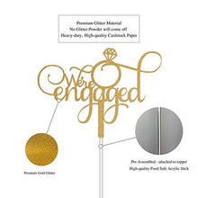 Load image into Gallery viewer, We&#39;re Engaged | Engagement Cake Topper | Charmerry
