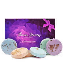 Load image into Gallery viewer,  Cleverfy Aromatherapy Shower Steamers | Shower Bombs with Essential Oils Set | Gift Ideas, Beauty and Care for Women - Charmerry
