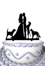 Load image into Gallery viewer, dog-wedding-cake-topper-pic