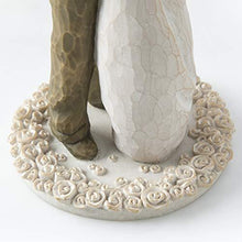 Load image into Gallery viewer, Sculpted Hand-Painted Promise Cake Topper "Hold Dear the Promise of Love" - CHARMERRY
