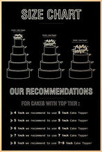 Load image into Gallery viewer, Personalized Wedding Cake Toppers  |  Mr. and Mrs. Customize Your Own