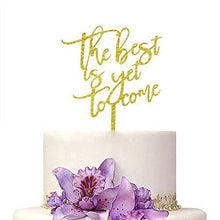 Load image into Gallery viewer, The Best Is yet To Come | Acrylic Monogram Wedding Cake Topper