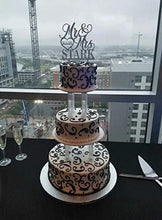 Load image into Gallery viewer, Mr. and Mrs. Personalized Wedding Cake Topper | Charmerry