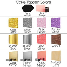 Load image into Gallery viewer, Personalized Wedding Cake Topper | Customized Bride and Groom | Last Name & Marriage Date | Charmerry