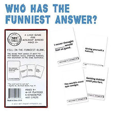 Load image into Gallery viewer, Not Parent Approved: A Fun Card Game for Kids, Tweens, Teens, Families and Mischief Makers - The Original, Hilarious Family Party Game - CHARMERRY