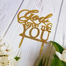 Load image into Gallery viewer, God Gave Me You Wedding Cake Topper | Wedding, Engagement, Marriage