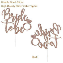 Load image into Gallery viewer, Bride To Be Cake Topper | Engagement | Bridal Shower | Glittery