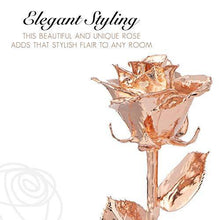 Load image into Gallery viewer, Real Rose Hand Dipped in Rose Gold | A Genuine Forever Rose to Last a Lifetime - CHARMERRY