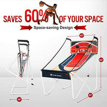 Load image into Gallery viewer, Arcade Basketball Games (Online Battle & Challenge, Shoot Hoops) - Electronic Basketball Arcade Games, Dual Shot / Blue - CHARMERRY