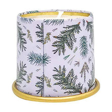 Load image into Gallery viewer, Illume Noble Holiday Collection Balsam & Cedar Demi Vanity Tin, 3 oz Candle - CHARMERRY