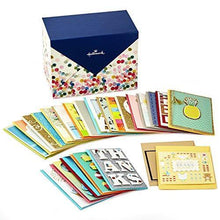 Load image into Gallery viewer, Hallmark All Occasion Handmade Boxed Set of Assorted Greeting Cards with Card Organizer (Pack of 24)—Birthday, Baby, Wedding, Sympathy, Thinking of You, Thank You, Blank - CHARMERRY