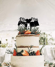 Load image into Gallery viewer, Mr. & Mrs. Wedding Cake Topper | Romantic Wedding Cake Topper | Game Console and Book Cake Topper