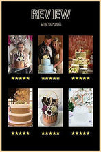 Load image into Gallery viewer, Personalized Wedding Cake Toppers | Mr. and Mrs. | Customize Your Own
