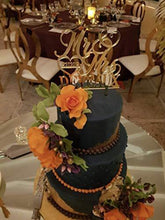 Load image into Gallery viewer, Mr. and Mrs. Personalized Wedding Cake Topper | Charmerry