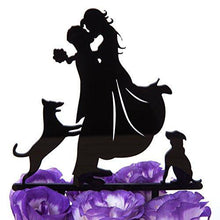 Load image into Gallery viewer, wedding-cake-dog-toppers-cat-charmerry