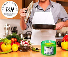 Load image into Gallery viewer, Large Citronella Candles Outdoor Indoor Candle Made with Natural Soy Wax and Essential Oils | 3 Wick Scented Candles Long Lasting 80 Hour Burn | 16 Ounces Highly Scented Aromatherapy Candles for Home - CHARMERRY