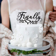 Load image into Gallery viewer, Mr. & Mrs. Wedding Cake Topper | Charmerry