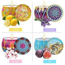 Load image into Gallery viewer, Yinuo Light Scented Candles Gifts Set for Women Aromatherapy Candles Upgraded Large Tin of Soy Candles for home Scented Lavender Candle, Gifts for Mother's Day Birthday Anniversary Bath Yoga Christmas - CHARMERRY