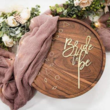 Load image into Gallery viewer, Bride to Be Cake Topper | Bridal Cake Topper | Bride to Be Gold Topper