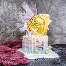 Load image into Gallery viewer, Gold Cake Topper Acrylic Cake Topper Happy Birthday Cake Topper Cake Decoration Supplies (5 Pieces) - CHARMERRY