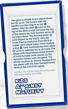 Load image into Gallery viewer, Kids Against Maturity: Card Game for Kids and Families, Super Fun Hilarious for Family Party Game Night - CHARMERRY