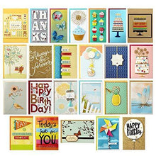 Load image into Gallery viewer, Hallmark All Occasion Handmade Boxed Set of Assorted Greeting Cards with Card Organizer (Pack of 24)—Birthday, Baby, Wedding, Sympathy, Thinking of You, Thank You, Blank - CHARMERRY