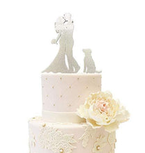 Load image into Gallery viewer, dog-cake-toppers-white-rose
