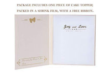 Load image into Gallery viewer, LOVENJOY Gift Boxed Deer Wedding Cake Topper | Buck and Doe, Mr and Mrs (Black) - CHARMERRY
