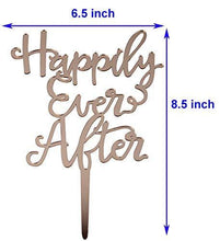 Load image into Gallery viewer, Happily Ever After Cake Topper | Bridal Shower, Engagement 
