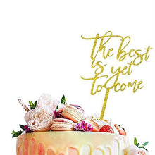 Load image into Gallery viewer, The Best Is yet To Come | Acrylic Monogram Wedding Cake Topper
