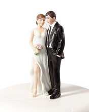Load image into Gallery viewer, Funny Sexy Tender Touch Bride and Groom | Wedding Cake Topper | Humorous Figurine | Fine Porcelain | Charmerry
