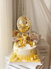 Load image into Gallery viewer, Happy Birthday Cake Toppers |  Happy Birthday Golden Cupcake Topper
