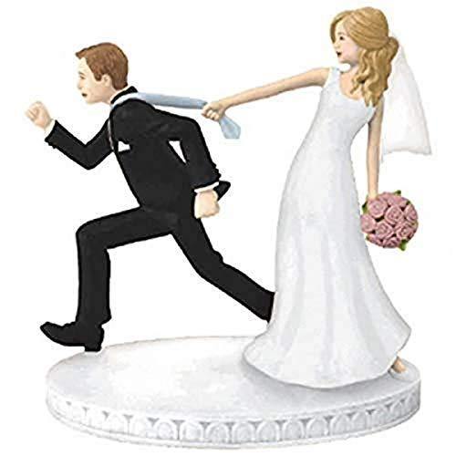 Tie Puller Cake Topper | Funny Cake Topper | Wedding Cake Topper
