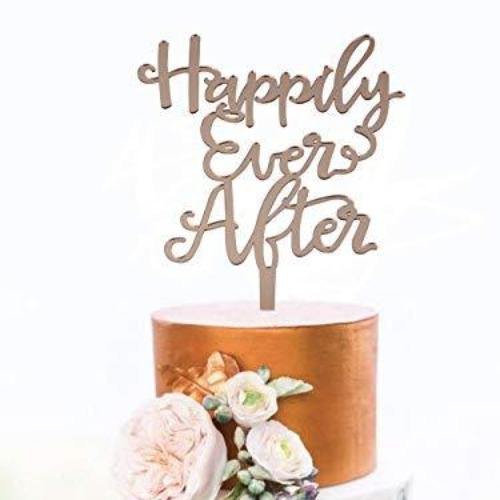 Happily Ever After Cake Topper | Bridal Shower, Engagement 