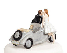 Load image into Gallery viewer, Porcelain Car Wedding Cake Topper | Funny Wedding Cake Topper | Charmerry
